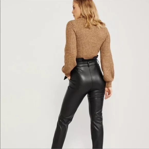 Abercrombie & Fitch Faux Leather Paper Bag - Picture 3 of 8